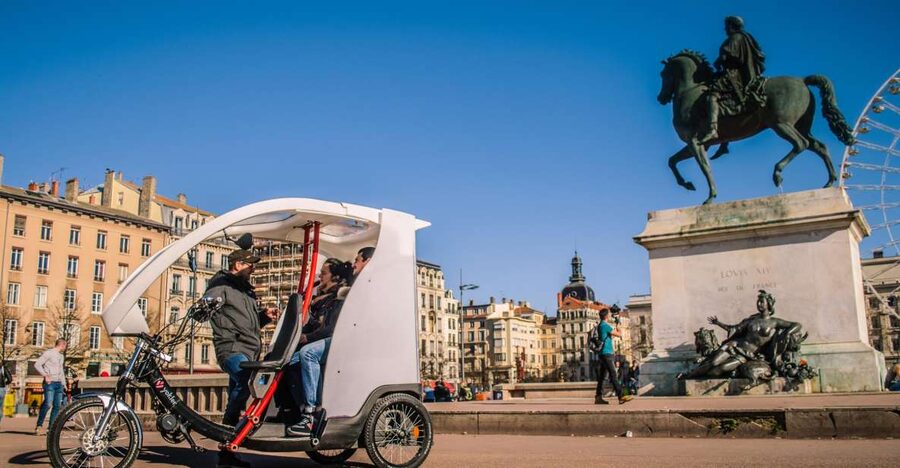 Lyon: Private Pedicab Tour of Top Landmarks & Hidden Gems - Place Bellecour to first impressions that stick