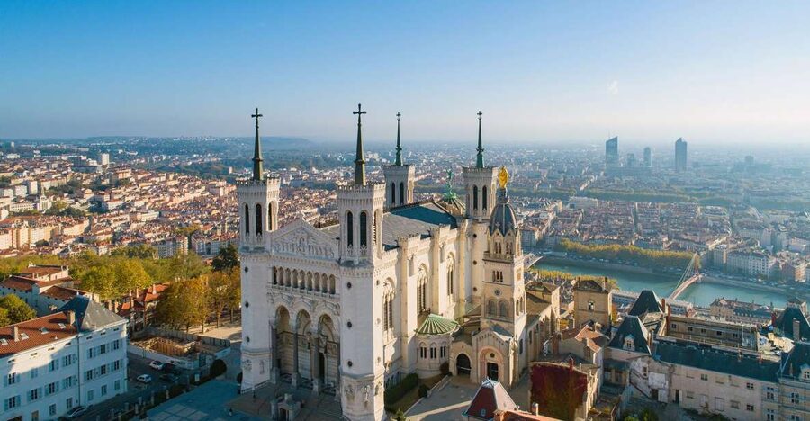 Lyon: Private UNESCO Old Town Walking Tour - Fourvière Hill and the Basilica views across the city