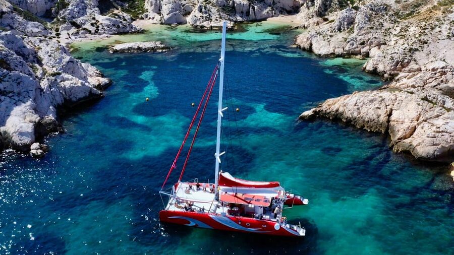 Marseille : Calanques Catamaran Cruise with Lunch & Wine - Snorkeling in the Calanques park: what you might actually see