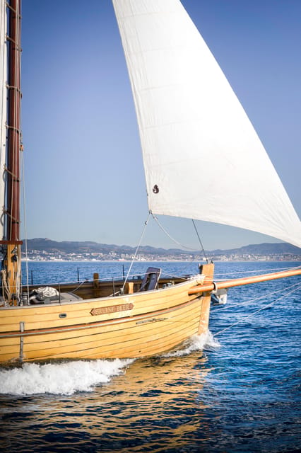 Marseille: Day sailing in the heart of the Calanques with organic lunch and wine - Price and value for about $153 per person