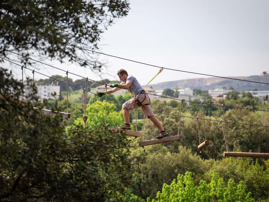Marseille: Ecopark Adventures Treetop Adventure - Safety that’s more than a speech, Coudou Pro continuous lifeline