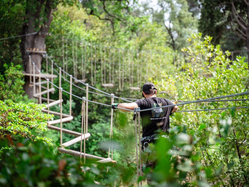 Marseille: Ecopark Adventures Treetop Adventure - Gloves, shoes, and the rules that affect comfort