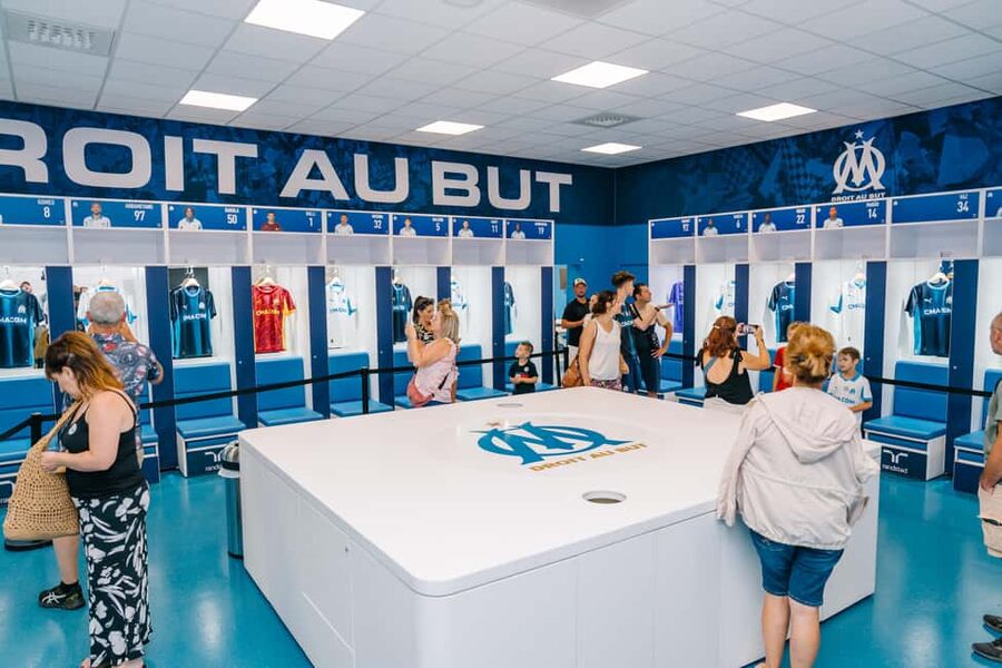 Marseille: OM Stadium Access at the Orange Velodrome - Changing rooms and the players’ tunnel: feel the matchday path