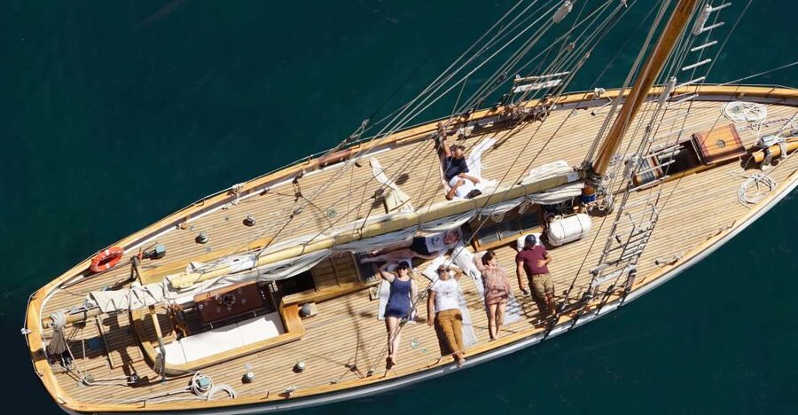 Marseille: Sailboat Cruise with Lunch, Swim & Organic Wine - Meeting Eleanor Mary at Marseille Old Port, Pier #2