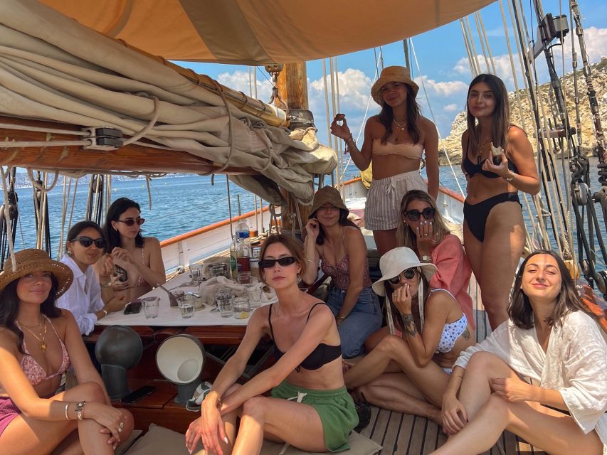 Marseille: Sailboat Cruise with Lunch, Swim & Organic Wine - Traditional sailing moments, plus what happens when there is no wind