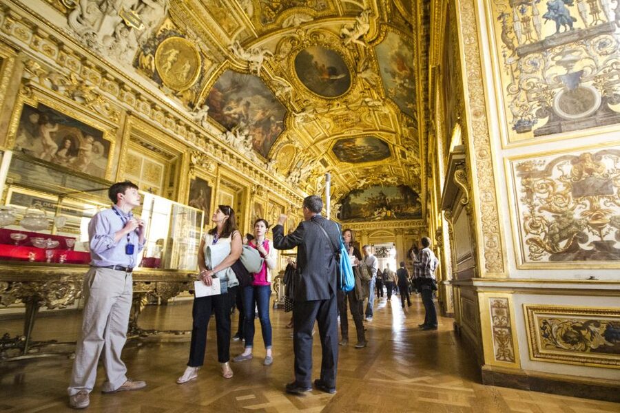 Mona Lisa & Louvre Masterpieces Tour with Reserved Access - Louvre Pyramid photo stop and the start of your guided route