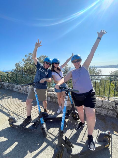 Nice: 1h30 E-scooter highlights tour - Old Town Nice streets, Rosseti Square, and the shaded side of sightseeing
