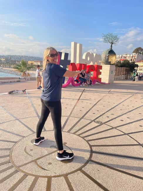 Nice: Must-Sees Electric Scooter Tour - #ILoveNICE and the ride back along the sea at sunset