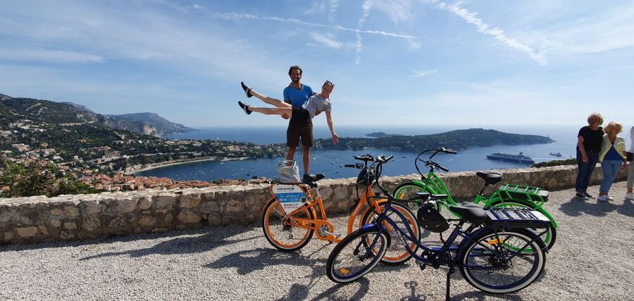 Nice: Panoramic French Riviera E-Bike Tour - Nice Harbour and the luxury-yacht stretch you can actually enjoy