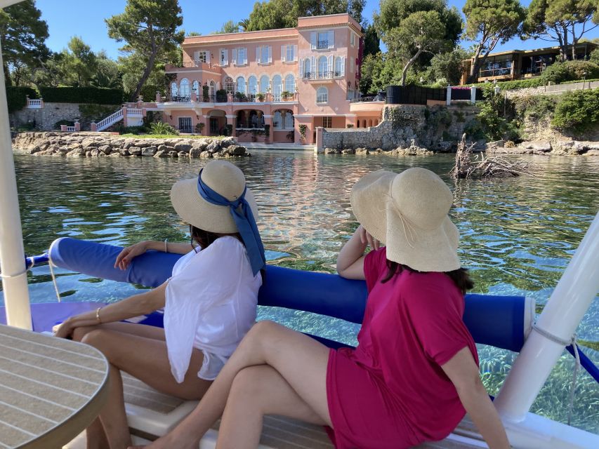Nice: Private French Riviera Solar Boat Cruise - Villa watching that actually makes sense from the water