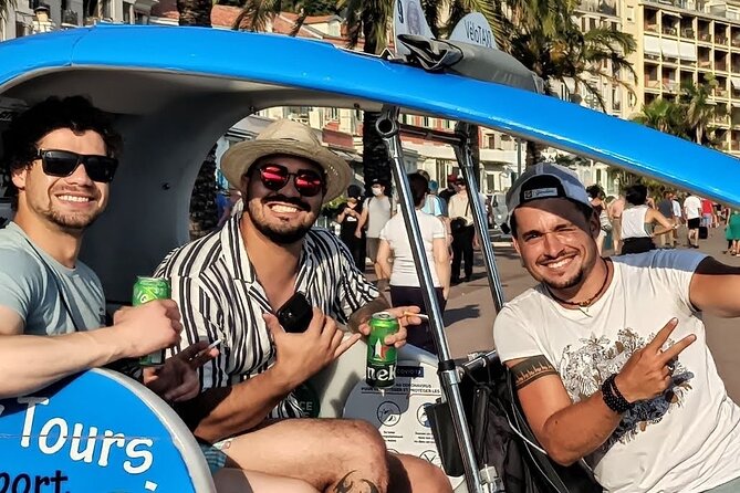 Nice: private guided Tour by electric taxi bike - Picking the Right Route Length (45 min, 1h15, or 2 hours)