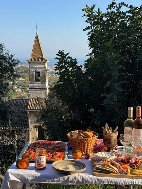Nice: Sunset & Wine Tasting in a historic Land Rover - The sunset viewpoint: why you should arrive hungry for views