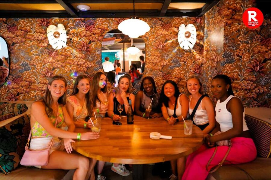 Nice: Ultimate Party Bar Crawl Free Shots & VIP Club Entry - Cours Saleya: the long hangout block with drinks and wine tasting