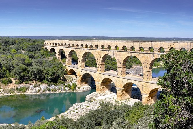 Nimes, Uzes & Pont du Gard Small Group FULL DAY Tour from Avignon - Walking the Roman aqueduct in the valley of l’Eure
