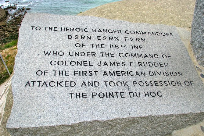 Omaha Beach D-Day Experience - Afternoon group tour from Bayeux - Pointe du Hoc: American Rangers, German bunkers, and a cliff top view