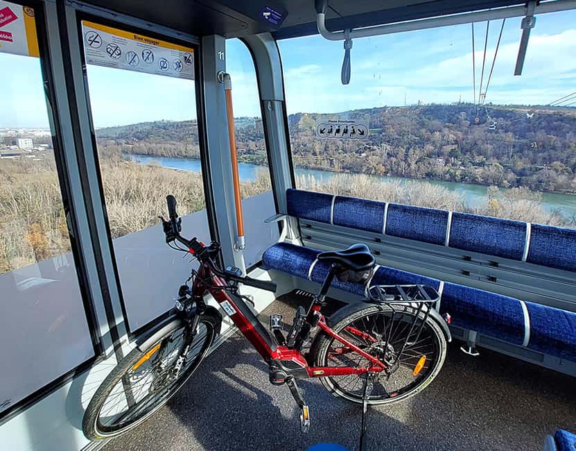 Panoramic Toulouse, e-bike ride, and cable car - Suspended walkways to Ramier Island: the aerial feeling