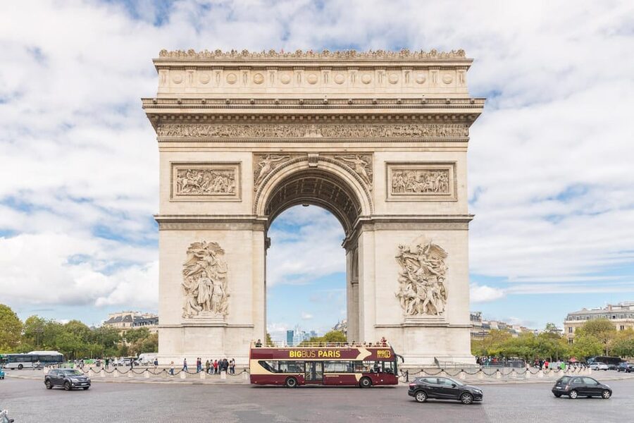 Paris: Arc de Triomphe Ticket & Big Bus Hop-on Hop-off Tour - Key things to know before you go