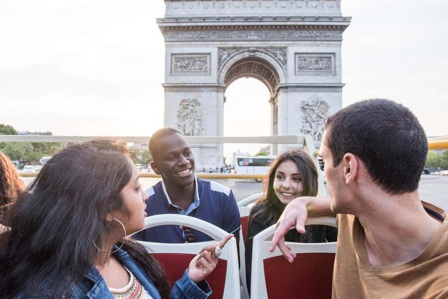 Paris: Arc de Triomphe Ticket & Big Bus Hop-on Hop-off Tour - Arc de Triomphe Timed Entry and the View You Actually Came For