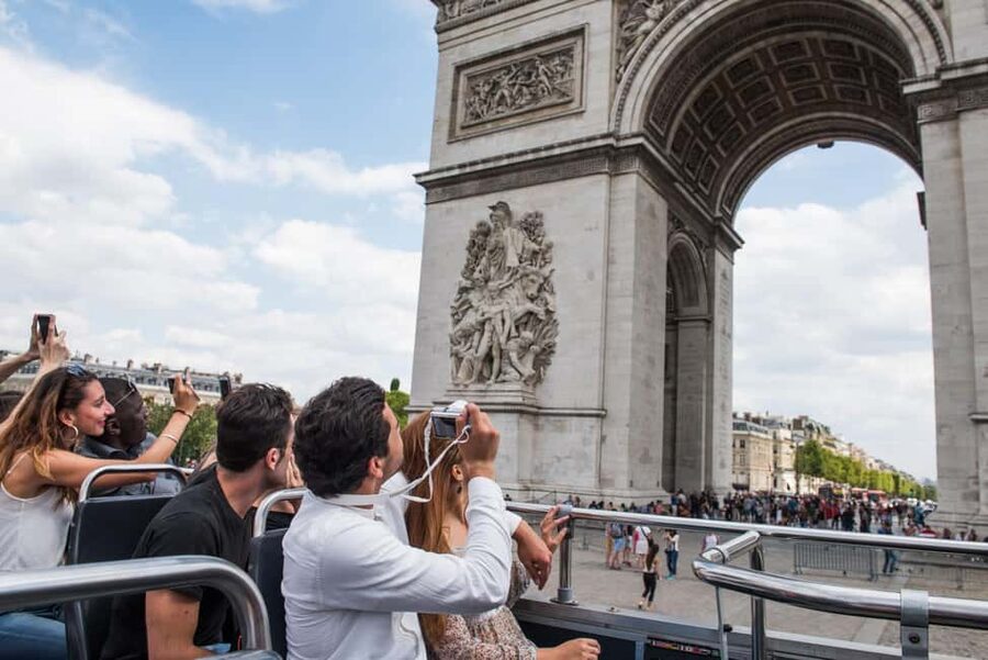Paris: Arc de Triomphe Ticket & Big Bus Hop-on Hop-off Tour - Where to Start: Choosing the Best First Stop for Your Route