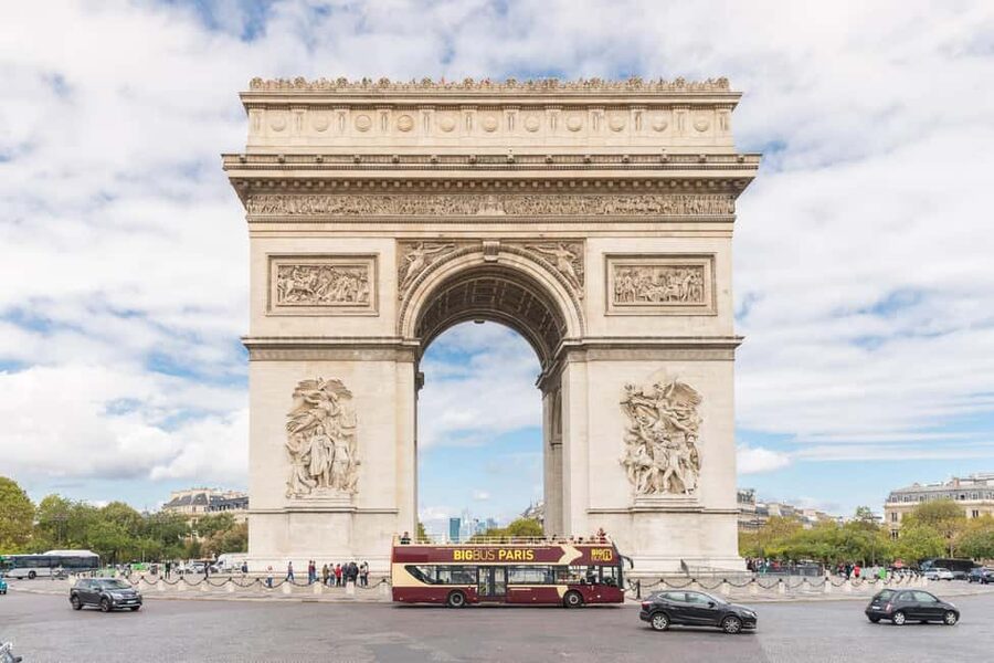 Paris: Arc de Triomphe Ticket & Big Bus Hop-on Hop-off Tour - Big Bus Hop-on Hop-off in One Loop: How the Day Feels Easier