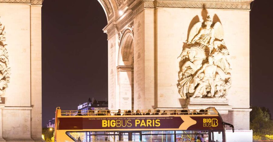 Paris: Big Bus Hop-on Hop-off Tour & Panoramic Night Tour - Weather and comfort: open-top bus reality check