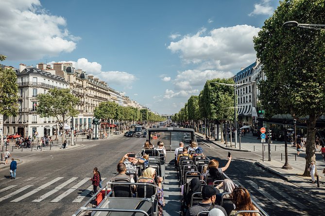 Paris Big Bus Hop-On Hop-Off Tour with Optional River Cruise - Champs-Élysées to Eiffel Tower: what to look for from the open-top deck