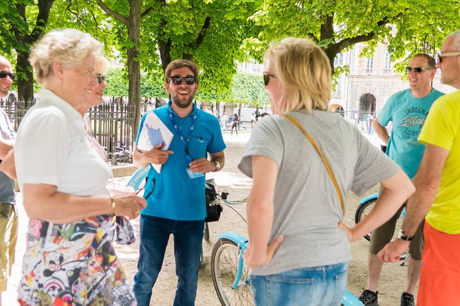 Paris Bike Tour Hidden Secrets in the Latin Quarter & Le Marais neighborhoods - Marché Monge Lunch Pause and Cycling Into Arenes de Lutece