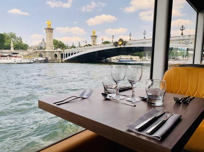 Paris : Bistronomic early dinner cruise - The bistronomic 3-course tasting menu, and what that really means