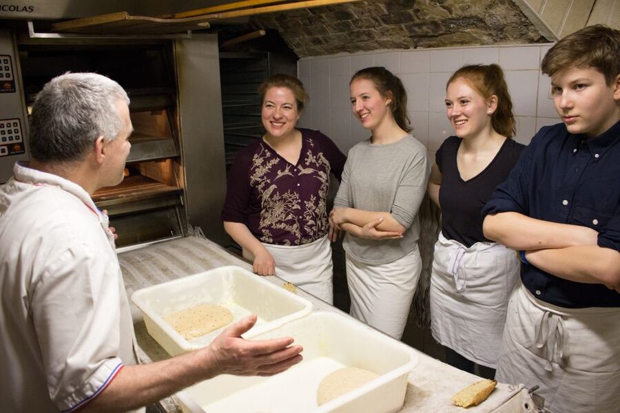 Paris: Bread and Croissant-Making Class - The master baker and the translator set the tone (Chef Didier and interpreters like Luis or Elsa)
