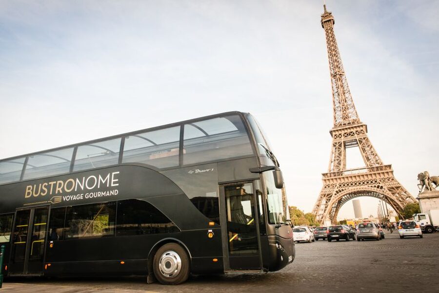 Paris: Bustronome Gourmet Dinner Tour - From Arc de Triomphe to the Eiffel Tower: what the ride feels like