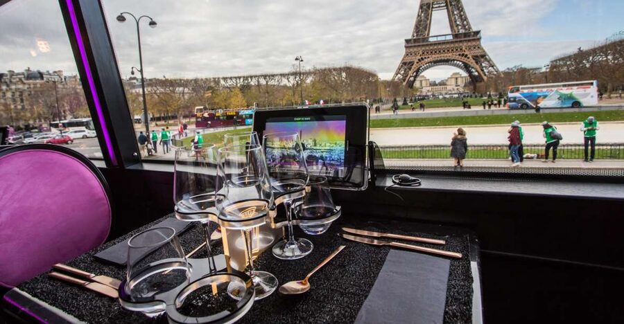 Paris: Champs Elysées Bus Toqué w/Lunch & Glass of Champagne - How the route sets your bearings along Rive Gauche