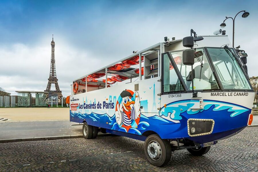 Paris: City and River Seine Tour on an Amphibious Bus - Pricing, inclusions, and what you still need to book