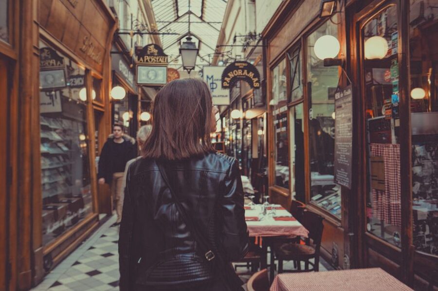 Paris: Covered Passages Walking Tour - Passage Choiseul’s Glass Roof and the Tiled Floor You Should Look Down At
