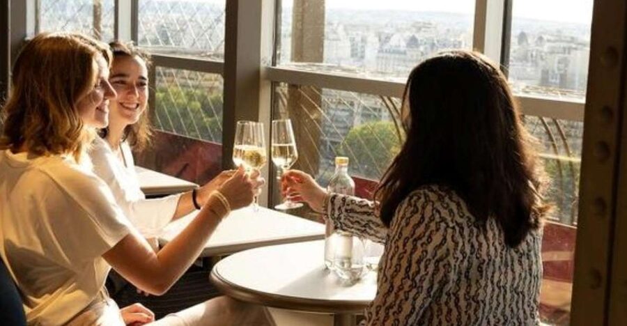 Paris: Eiffel Lunch, 2nd Floor or Summit Ticket & Cruise - Meeting point: swap your voucher near Champ de Mars, then head for security