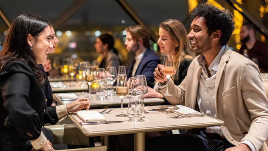 Paris: Elegant Dinner with Drinks in the Eiffel Tower - Menu options: Menu Gustave versus Menu Grande Dame courses