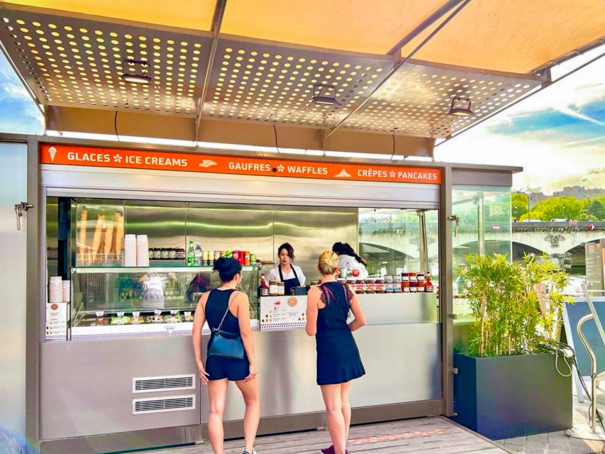 Paris: Illuminated Evening River Cruise & Waffle Tasting - Where to board: Bateaux Parisiens at pontoon 03