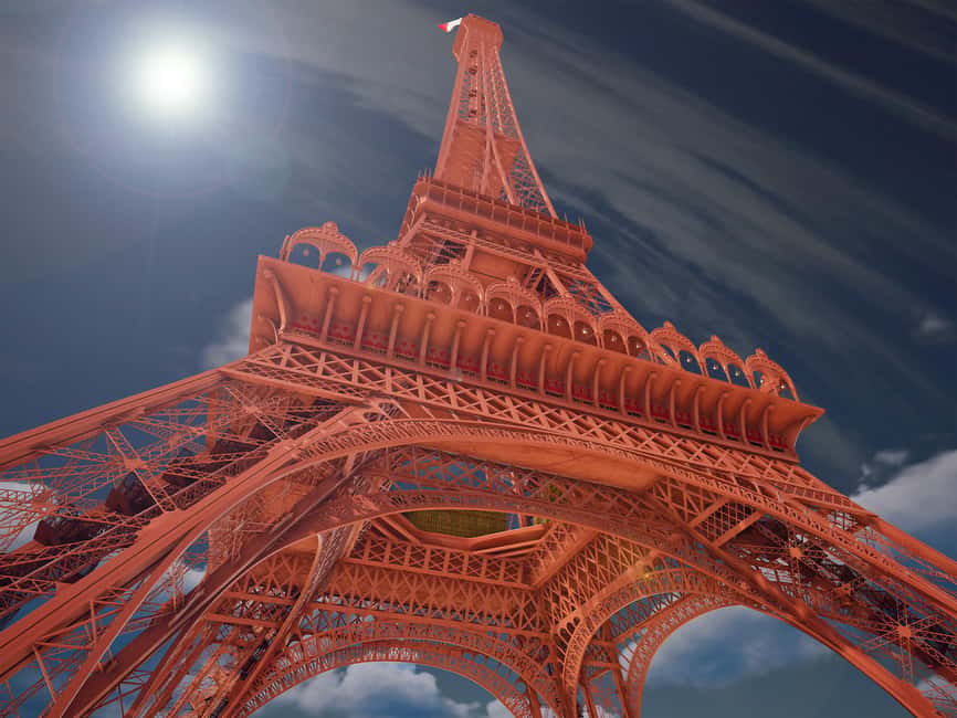 Paris : Immersive Eiffel Tower tour with virtual reality - From Monument des Droits de lHomme to your VR headset, start-to-finish flow