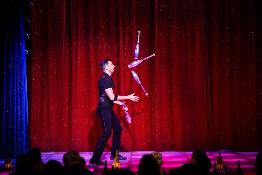 Paris: La Nouvelle Eve Cabaret Dinner Show - Can Can Finale, Interaction, and What to Expect in the Room