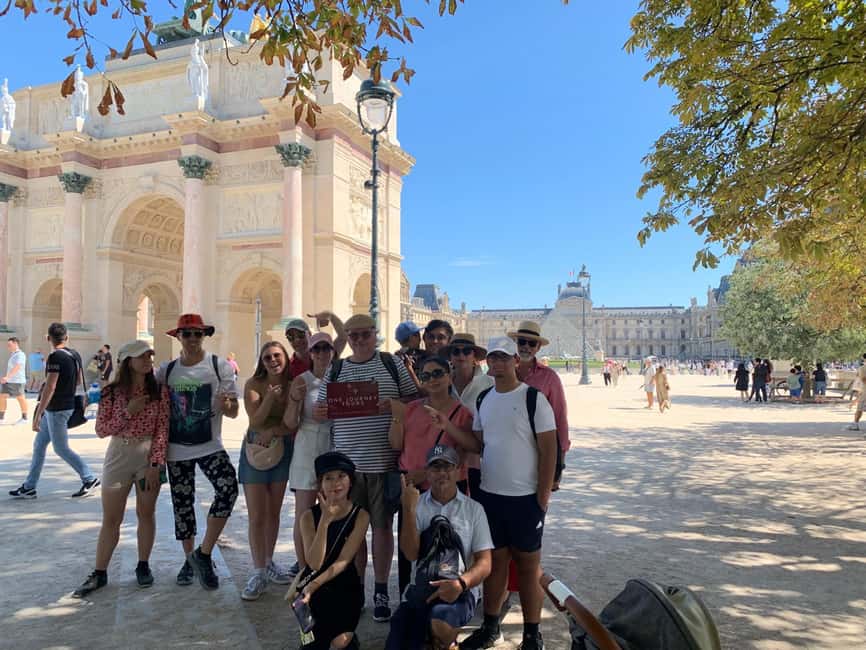 Paris: Louvre Museum Timed Entry Ticket & Pop Culture Tour - 45 Minutes of Louvre Grounds: Tuileries Gardens to Arc de Triomphe du Carrousel