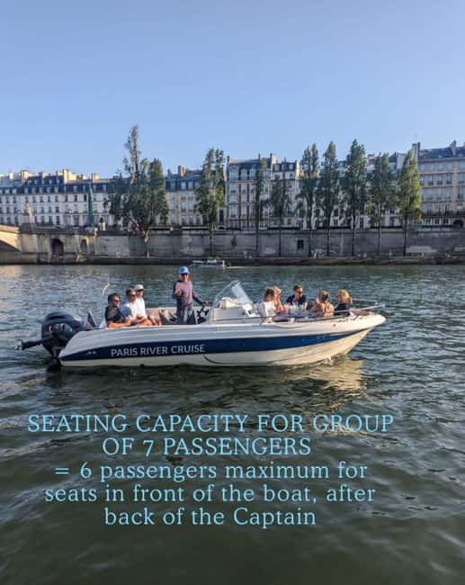 Paris: Private Boat Cruise on Seine River - Captain-led comfort and safety, especially for groups