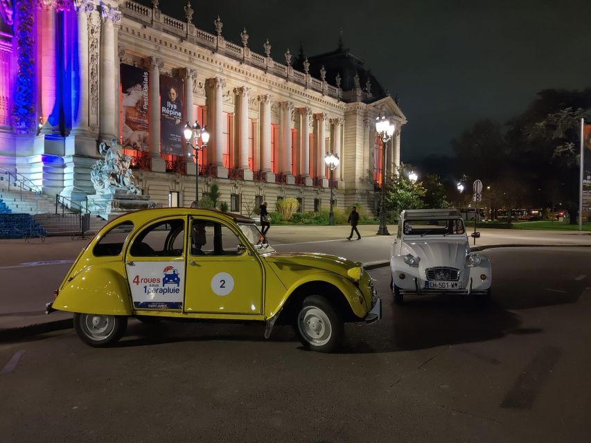 Paris: Private Christmas Lights Tour by Citroën 2CV - Seats, blankets, roof-down views, and what to wear
