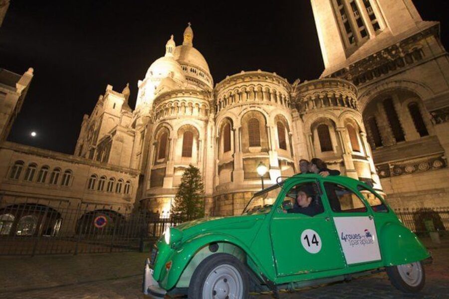 Paris: Private Guided City Tour at Night in Citroën 2CV - Key highlights to know before you book