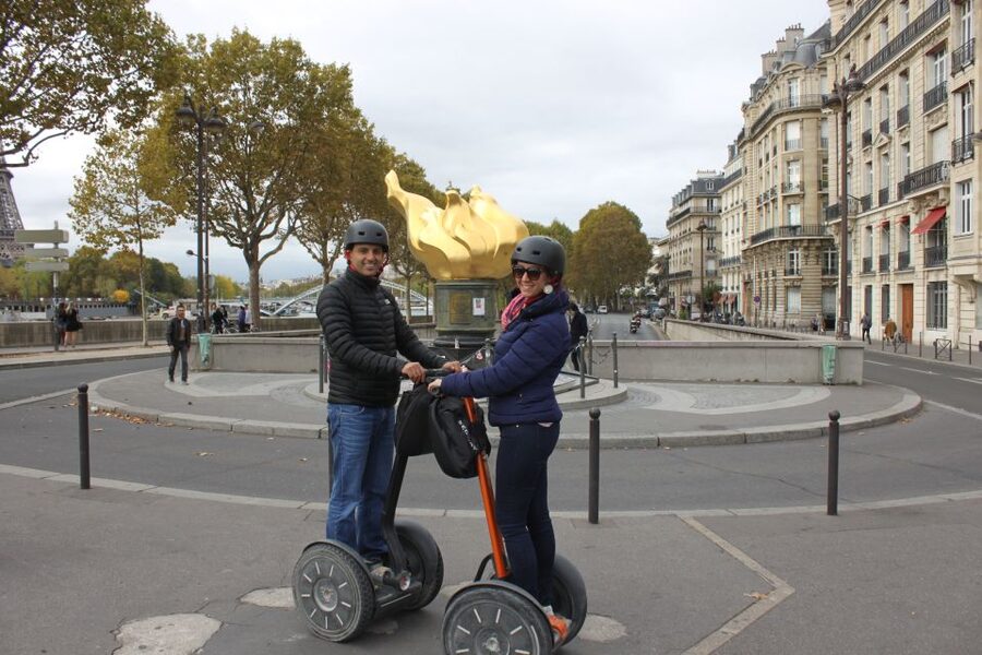 Paris: Private Sightseeing Segway Tour - Champ de Mars and the Eiffel Tower approach, the payoff sequence