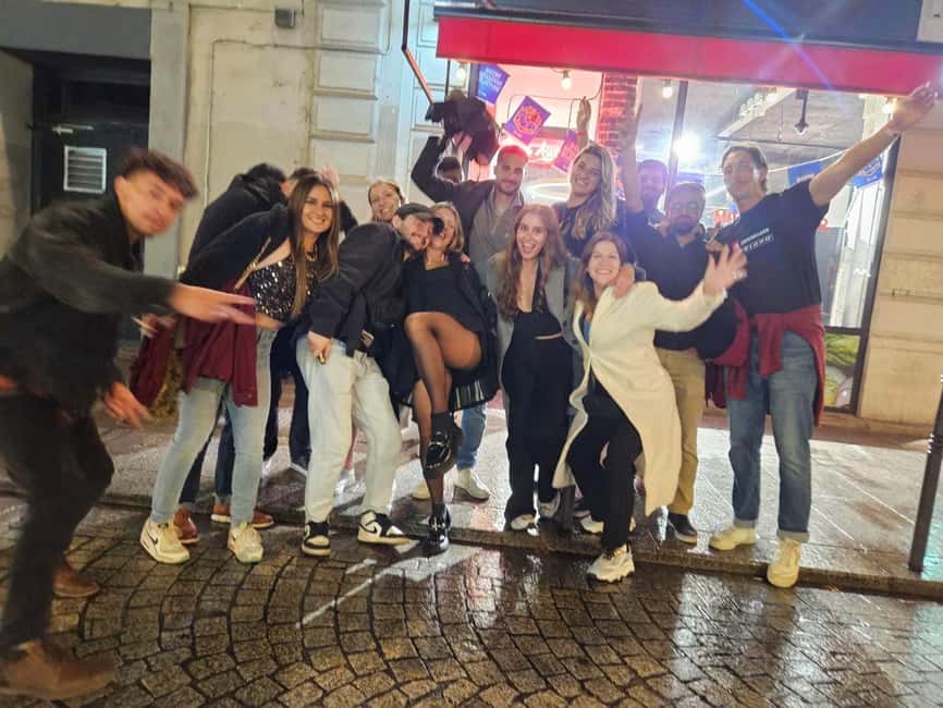Paris: Pub Crawl with Shots and Nightclub Entry - Free Welcome Shots and Happy Hour Discounts at Each Stop