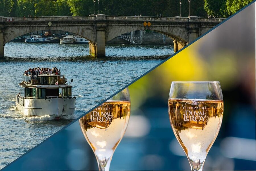 Paris: Seine River Cruise with Champagne from Eiffel Tower - Hôtel de Ville, Louvre Area, Place de la Concorde, and Grand Palais
