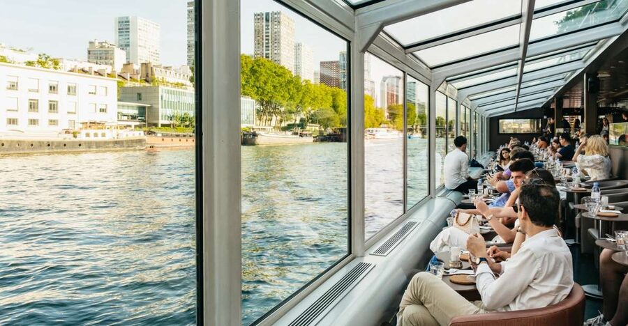 Paris: Seine River Panoramic Views Dinner Cruise - Outdoor terrace time: photos, fresh air, and the real comfort check