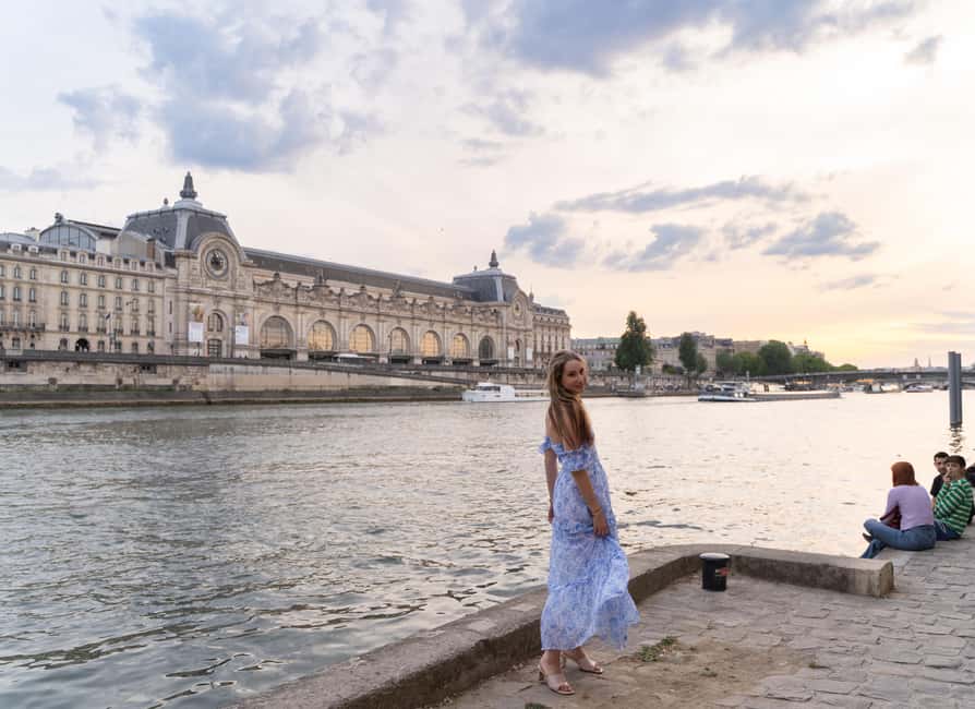 Paris:sunset photoshoot in ❤️️ of Paris- Louvre Orsay Eiffel - Who This Photoshoot Suits Best in Paris