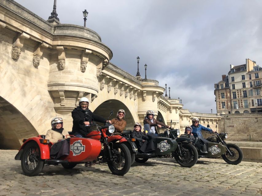 Paris Vintage Sidecar Premium & Private Half-Day Tour - Seine bridges for the romantic Paris angle (and better photos)