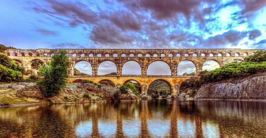Pont du Gard Skip the Line Admission Ticket - Standing on the Roman aqueduct bridge, Level 1 and what to look for