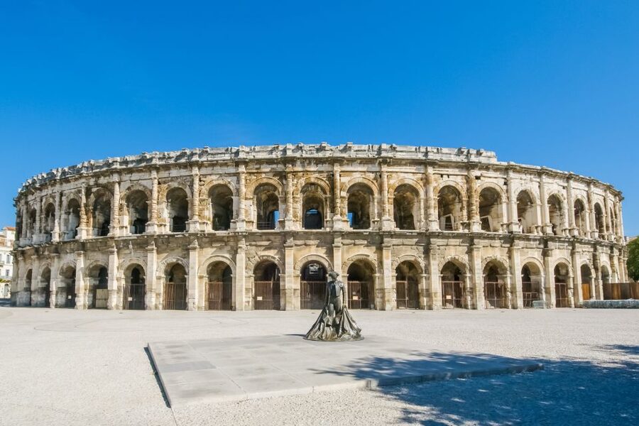 Pont du Gard, Uzès & Nîmes: Half-Day Tour with Entry Fees - Uzès medieval streets, plus the aqueduct link